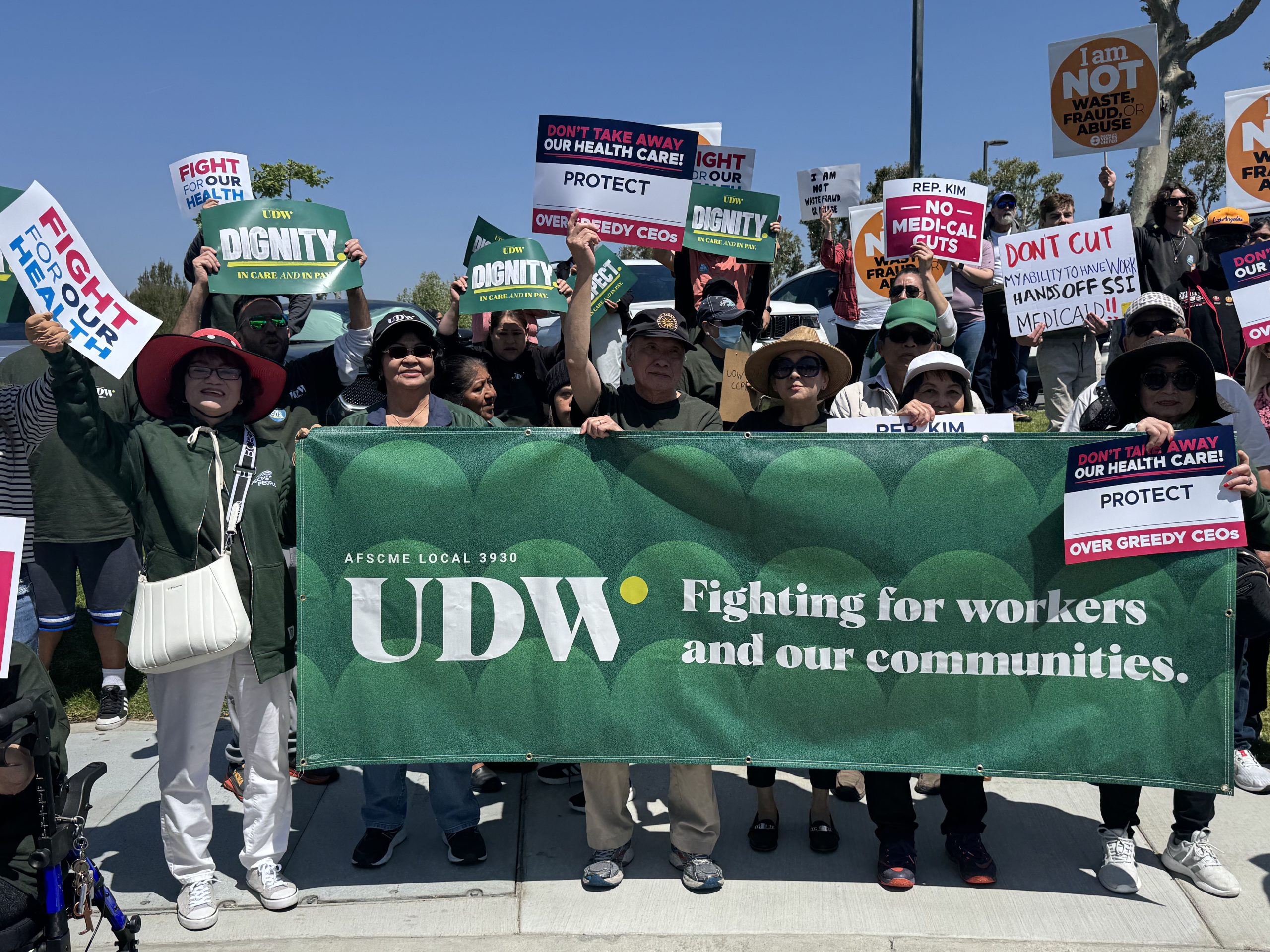 UDW workers fighting for rights